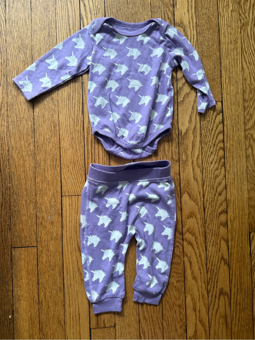 Monica + Andy Unicorn Matching Set - Size 6-9 Months
